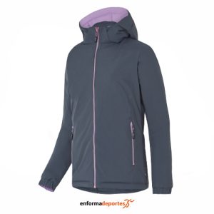 ANORACK MUJER JOLUVI REVERSIBLE HEAT DIPA CALEFACTABLE | ANTRACITA