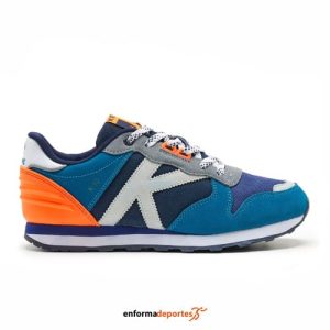 ZAPATILLA HOMBRE KELME 46954 | AZUL Y NARANJA