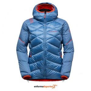Chaqueta mujer La Sportiva Bivouac Down | MOONLIGHT/CHERRY TOMATO
