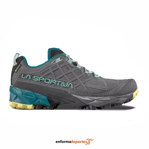 Zapatilla Mujer La Sportiva Akyra II Gtx | CARBON/JUNIPER