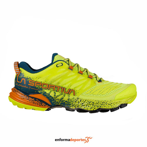 ZAPATILLA HOMBRE LA SPORTIVA AKASHA II | LIME PUNCH/HAWAIIAN SUN