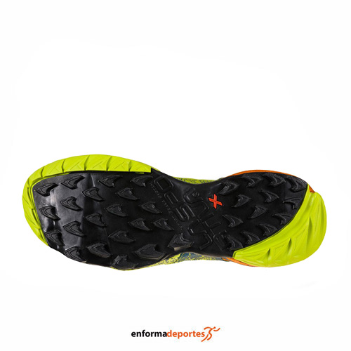 ZAPATILLA HOMBRE LA SPORTIVA AKASHA II | LIME PUNCH/HAWAIIAN SUN - Imagen 2