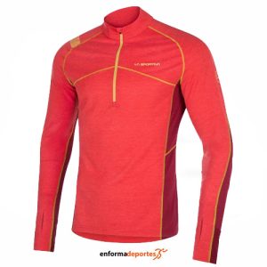 CAMISETA HOMBRE LA SPORTIVA SWIFT LONG SLEEVE | SUNSET/SANGRIA