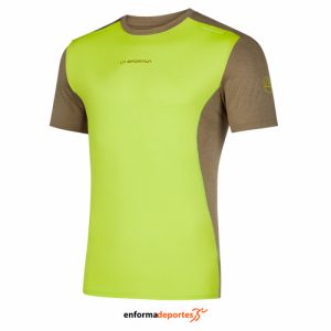 CAMISETA HOMBRE LA SPORTIVA TRACER T-SHIRT | LIME PUNCH/TURTLE