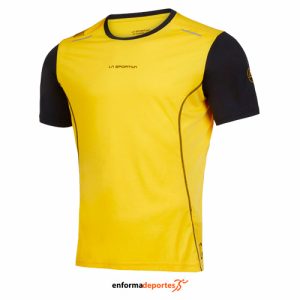 CAMISETA HOMBRE LA SPORTIVA TRACER T-SHIRT | YELLOW/BLACK