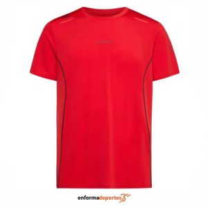 Camiseta hombre La Sportiva Tracer | MOUNTAIN RED/REDWOOD