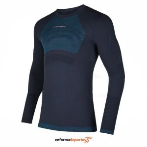 Camiseta Interior Hombre La Sportiva Synth Light Longsleeve | STORM BLUE/ELECTRIC BLUE