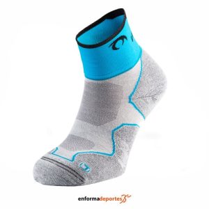 CALCETINES LURBEL DESAFIO THREE | GRIS HIELO/TURQUESA