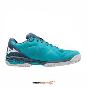 ZAPATILLA HOMBRE MIZUNO WAVE EXCEED LIGHT CC | MAUI BLUE/WHITE/CHINABLUE