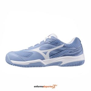 ZAPATILLA MUJER MIZUNO BREAK SHOT 5 CC | BELAIRBLUE/WHITE/BELLWETH