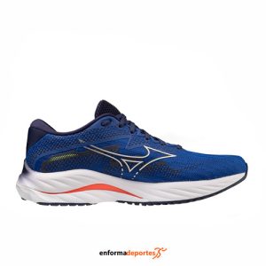 ZAPATILLA HOMBRE MIZUNO WAVE RIDER 27 | SURF THE WEB/WHITE/NEON F