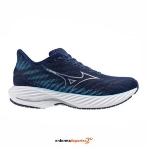 Zapatilla hombre Mizuno Wave Rider 28  | VINTAGEINDIGO/NEOMINT/FRO