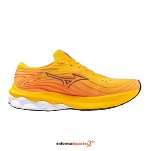 ZAPATILLA HOMBRE MIZUNO WAVE SKYRISE 5 | CITRUS/BLACK/CAYENNE