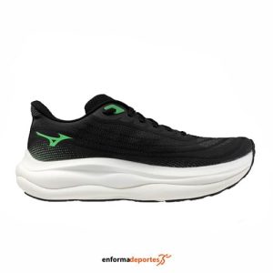 Zapatilla hombre Mizuno Wave Sky 9 | BLACK/GOBLIN GREEN/ALPINE