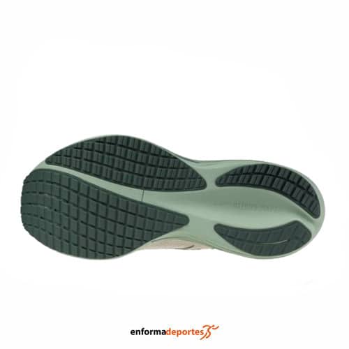 Zapatilla hombre Mizuno Wave Rider 29 | WHITE/BISTRO GREEN/CREME - Imagen 3