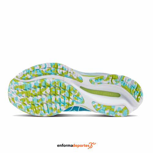 ZAPATILLA MUJER MIZUNO WAVE RIDER 26 ROXY | ATOMIZ/WHITE/DAIQGREEN - Imagen 3