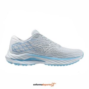ZAPATILLA MUJER MIZUNO WAVE INSPIRE 20 | PLEIN AIR/RIVER BLUE
