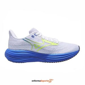 Zapatilla mujer Mizuno Wave Rider 29 | WHITE/LIGHTNING YELLOW/UL