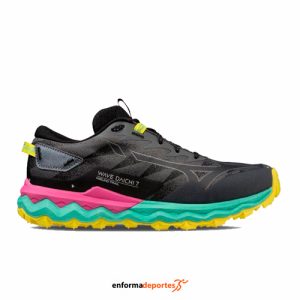 ZAPATILLA MUJER MIZUNO WAVE DAICHI 7 | IRON GATE/EBONY/FUCHSIA F