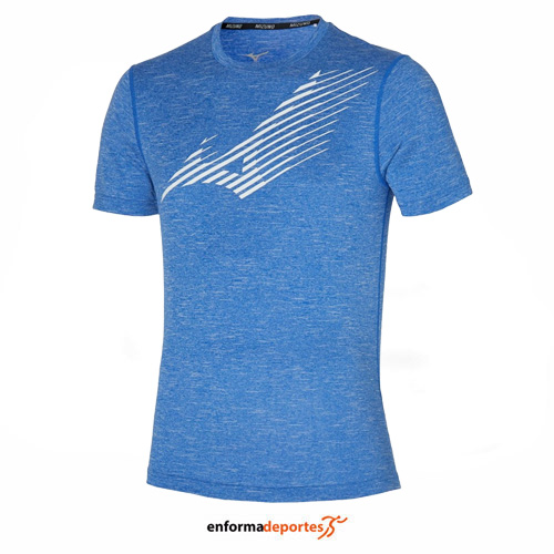 CAMISETA HOMBRE MIZUNO CORE GRAPHIC RB | TURKISH SEA