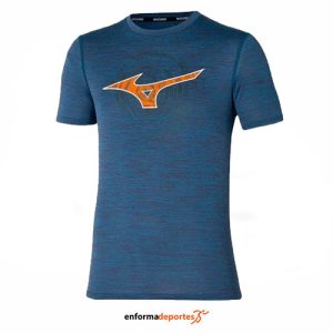 CAMISETA HOMBRE MIZUNO CORE RB TEE | ESTATE BLUE