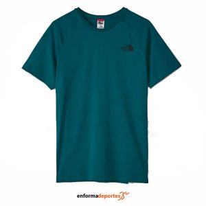 CAMISETA HOMBRE THE NORTH FACE S/S | BLUE CORAL-GRAVEL