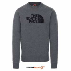 SUDADERA HOMBRE THE NORTH FACE DREW PEAK CREW | TNFMEDIUMGREYHTR/TNFBLACK