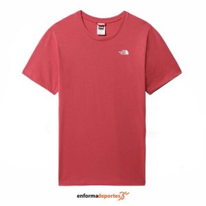 CAMISETA MUJER THE NORTH FACE S/S SIMPLE DOME TEE | SLATE ROSE