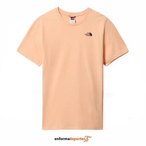 CAMISETA MUJER THE NORTH FACE S/S SIMPLE DOME TEE | APRICOT ICE