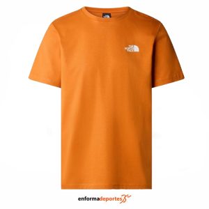 Camiseta hombre The North Face SS RedBox | BROWN