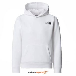 Sudadera junior The North Face Box Nse Regular Hoodie | TNF WHITE/TNF BLACK