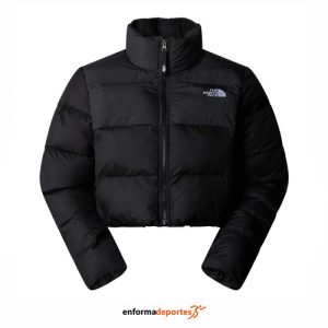 PLUMAS MUJER THE NORTH FACE CROPPED SAIKURU | TNF BLACK/ASPHALT GREY