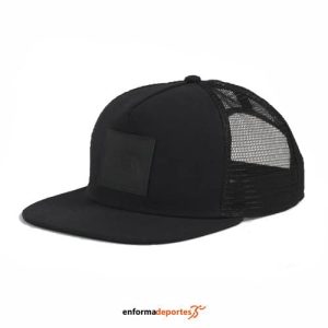 GORRA THE NORTH FACE HALF DOME TRUCKER | TNF BLACK/LEATHER PATCH