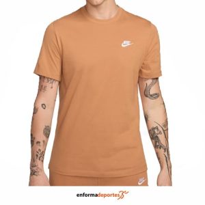 CAMISETA HOMBRE NIKE SPORTSWEAR CLUB | FLAX