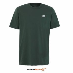 CAMISETA HOMBRE NIKE SPORTSWEAR CLUB | GALACTIC JADE/WHITE