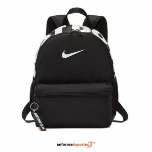 MOCHILA JUNIOR NIKE BRASILIA JDI | BLACK/BLACK/WHITE