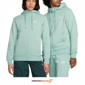 CHAQUETA HOMBRE NIKE SPORTSWEAR CLUB FLEECE | MINERAL/MINERAL/WHITE