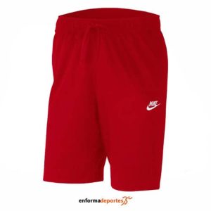 PANTALON CORTO HOMBRE NIKE SPORTSWEAR CLUB | UNIVERSITY RED/WHITE