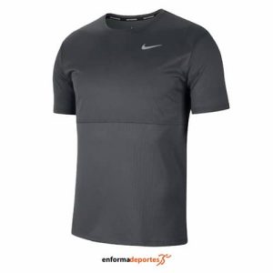 CAMISETA HOMBRE NIKE BREATHE RUNNING TOP | IRON GREY/IRON GREY/REFLE
