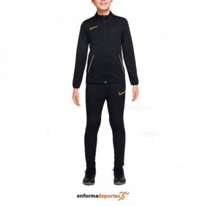 CHANDAL JUNIOR NIKE DRI-FIT ACADEMY KNIT | BLACK/LASER ORANGE/LASER