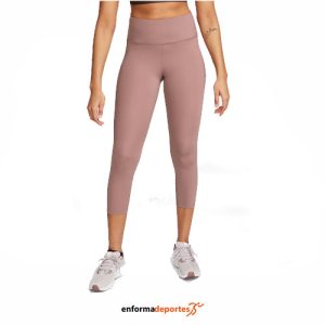 MALLA MUJER NIKE FAST MID-RISE CROP | SMOKEY MAUVE/REFLECTIVE S