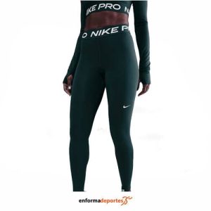Malla Mujer Nike Pro Tights | SEAWEED/WHITE