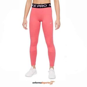 MALLA MUJER NIKE PRO LEGGINS | MAGIC FLAMINGO/WHITE