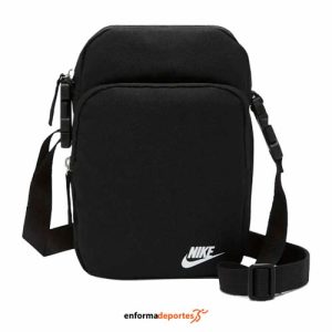 RIÑONERA UNISEX NIKE HERITAGE CROSSBODY | BLACK/BLACK/WHITE