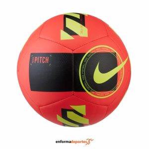 BALON NIKE PITCH SOCCER | BRIGHT CRIMSON/BLACK/VOLT