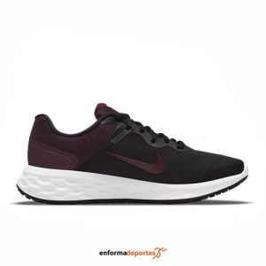 ZAPATILLA MUJER NIKE REVOLUTION 6 NEXT NATURE | BLACK/DARK BEETROOT-ARCHA
