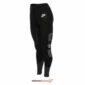 MALLA MUJER NIKE AIR LEGGINGS | BLACK/DK SMOKE GREY/WHITE