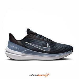 ZAPATILLA HOMBRE NIKE AIR WINFLO 9 | BLACK/WHITE-ASHEN SLATE-P
