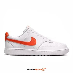 ZAPATILLA HOMBRE NIKE COURT VISION LOW NEXT NATURE | WHITE/PICANTE RED