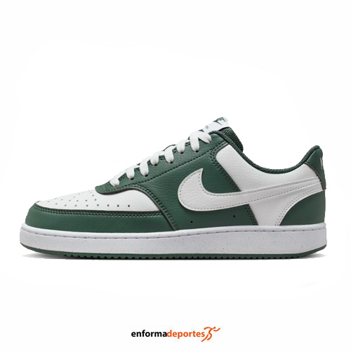 ZAPATILLA MUJER NIKE COURT VISION LOW NEXT NATURE | VINTAGE GREEN/WHITE - Imagen 2
